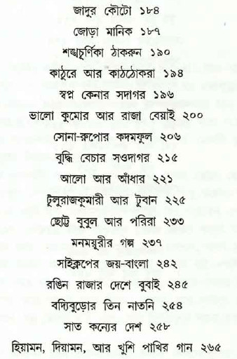 Rupkatha Samagra contents 3